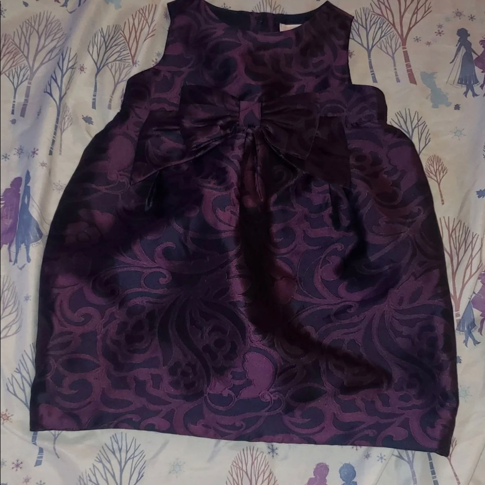 Janie and jack satin dress. Beautiful jewel tones purple and navy.